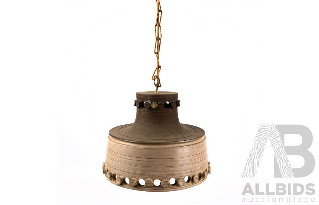 Retro Pottery Hanging Ceiling Light Shade
