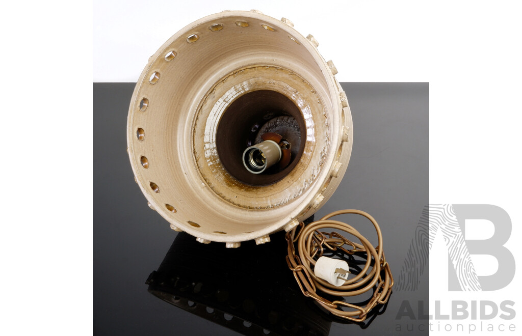 Retro Pottery Hanging Ceiling Light Shade