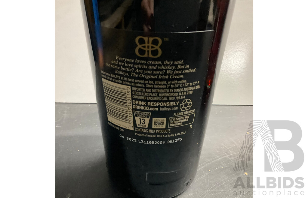 Assorted of Spirits and Wine Including Baileys, D.O.M Benedictine, Mateus Rose