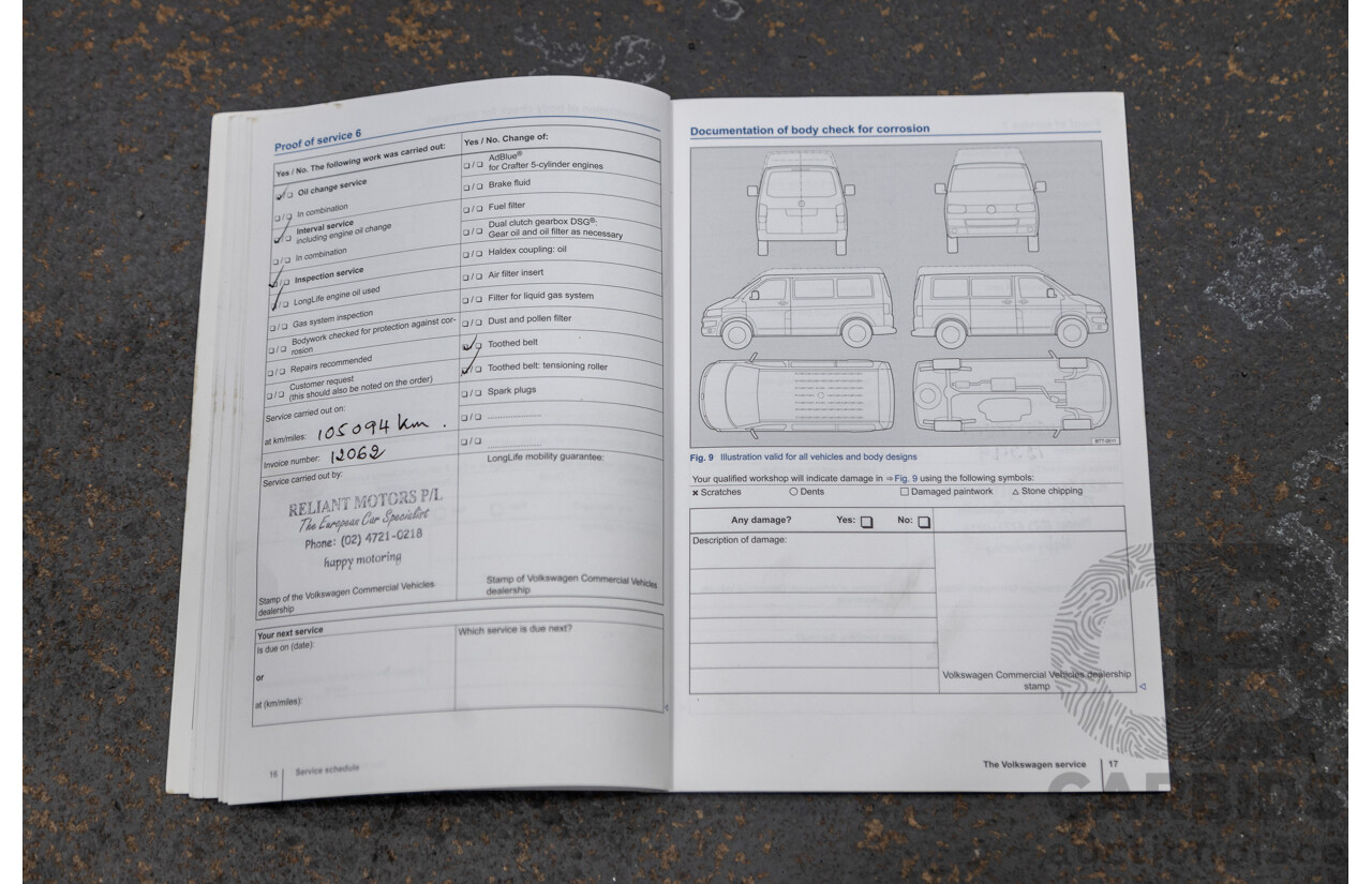 5/2013 Volkswagen Transporter TDI 340 Crewvan SWB T5 MY13 Van White Turbo Diesel 2.0L