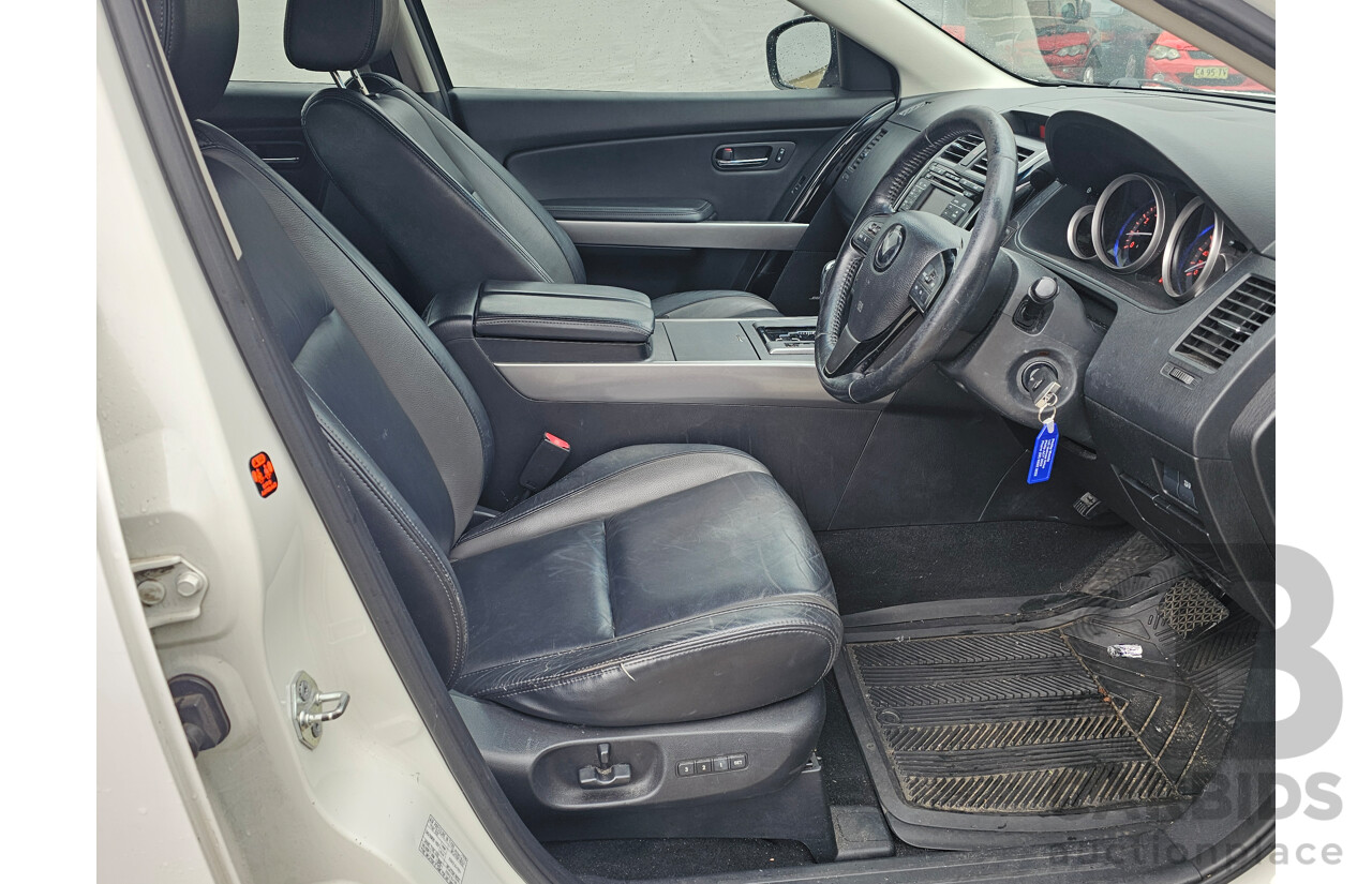 6/2011 Mazda Cx-9 Luxury 10 UPGRADE 4d Wagon White 3.7L