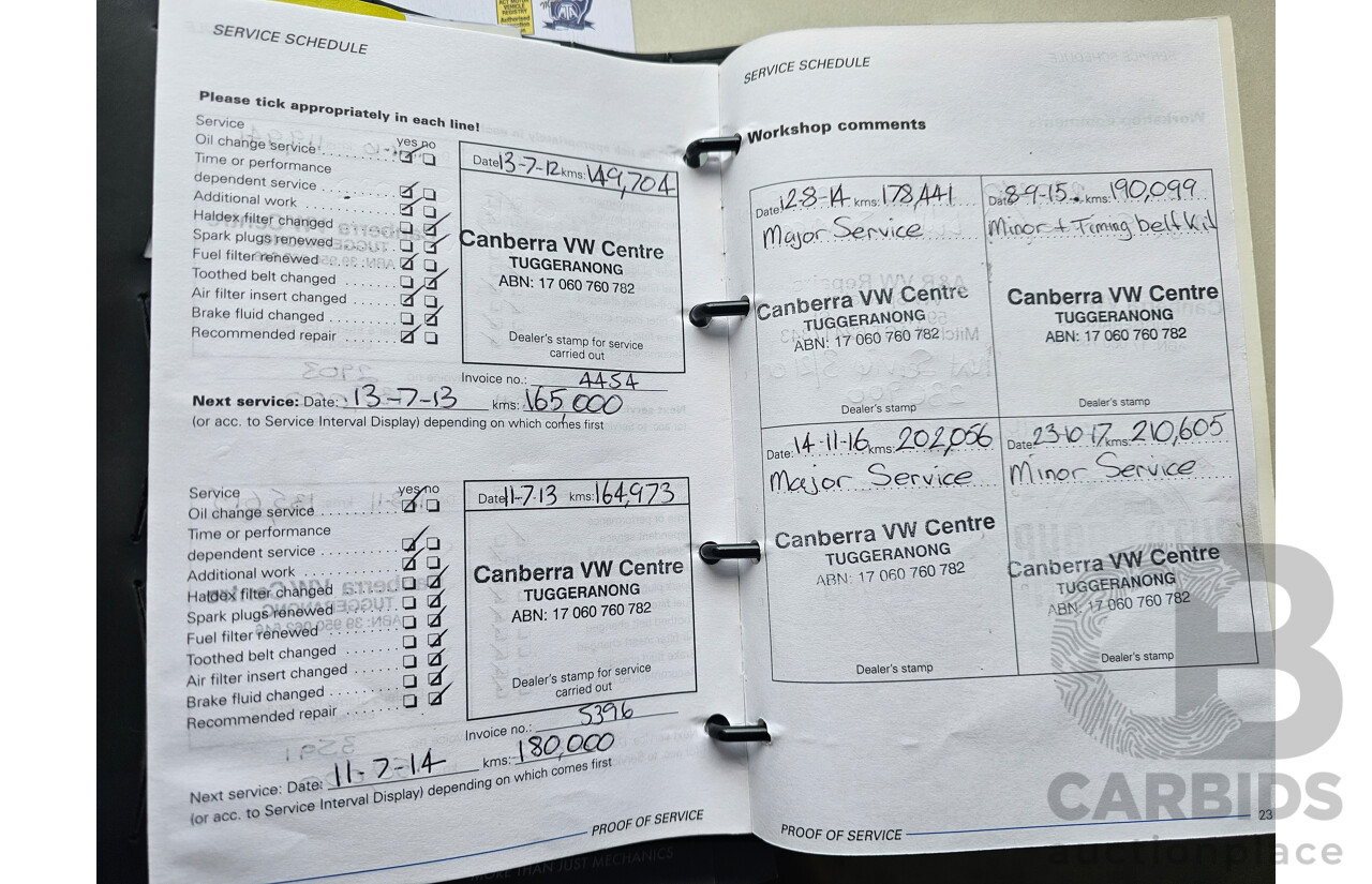 4/2004 Volkswagen Golf 2.0 Generation  5d Hatchback Silver 2.0L