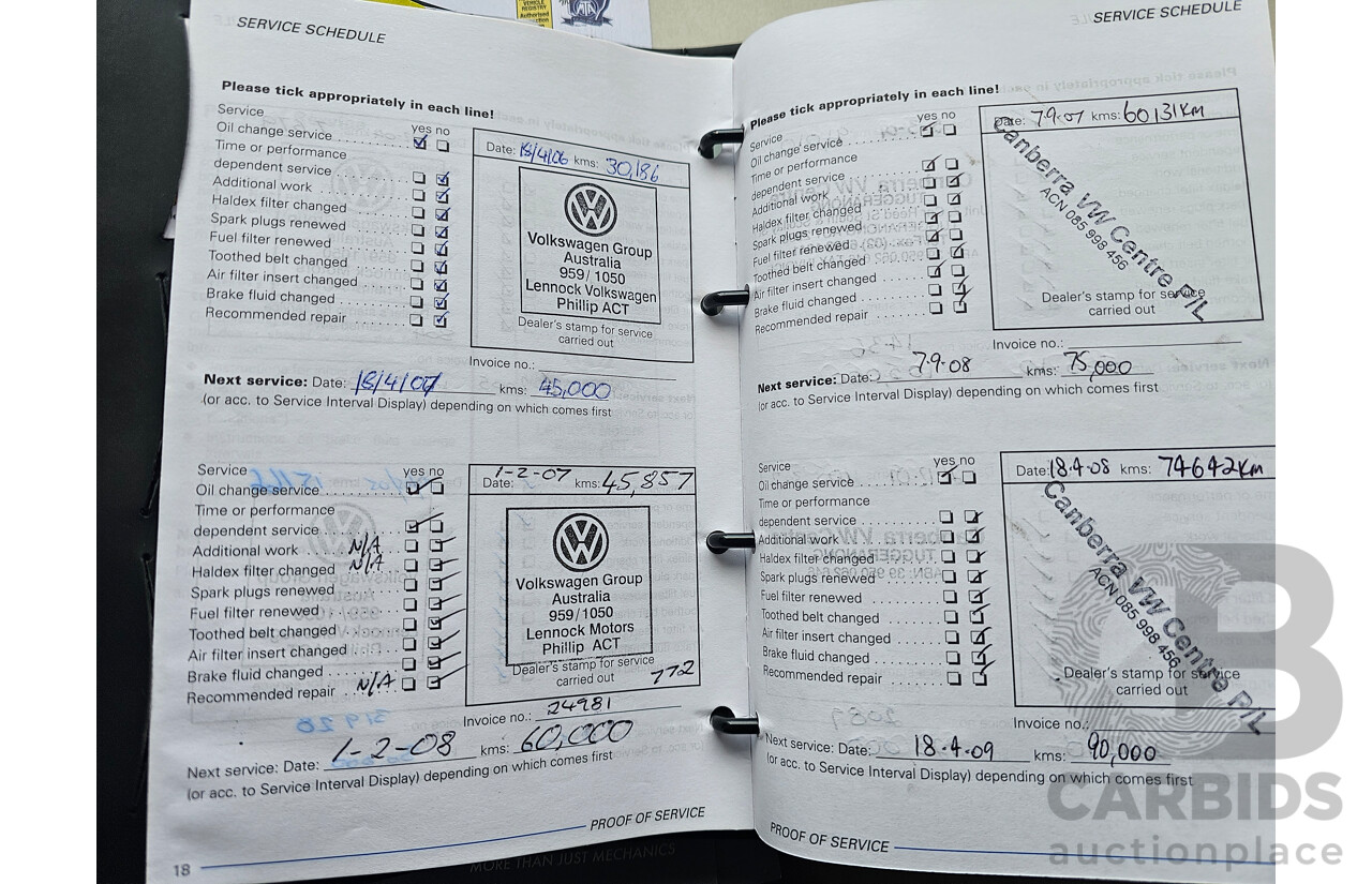 4/2004 Volkswagen Golf 2.0 Generation  5d Hatchback Silver 2.0L