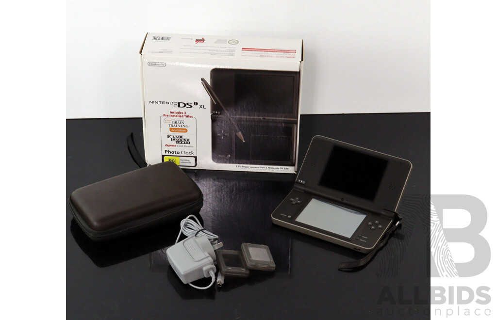 Nintendo DS XL in Original Box with Case