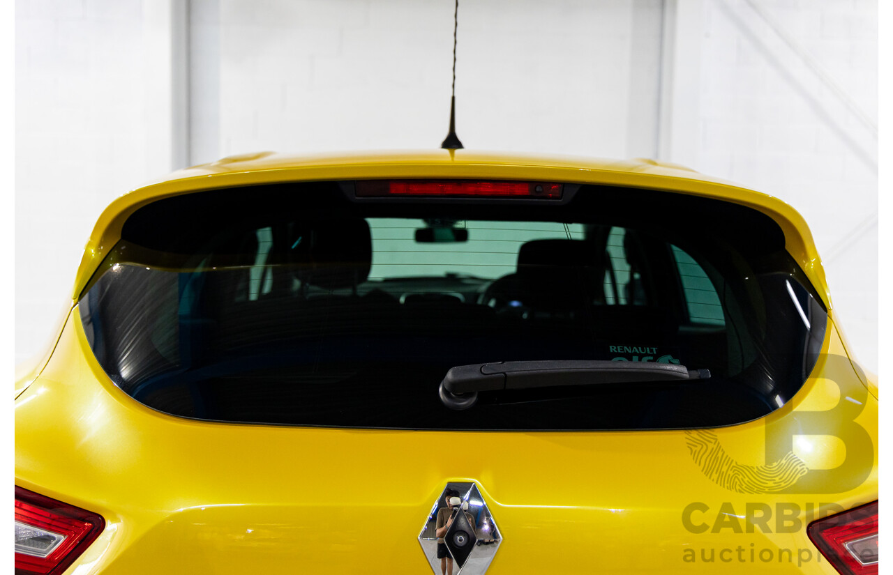 06/2016 Renault Clio R.S. 200 SPORT FWD X98 5D Hatchback Liquid Yellow Metallic Turbo 1.6L
