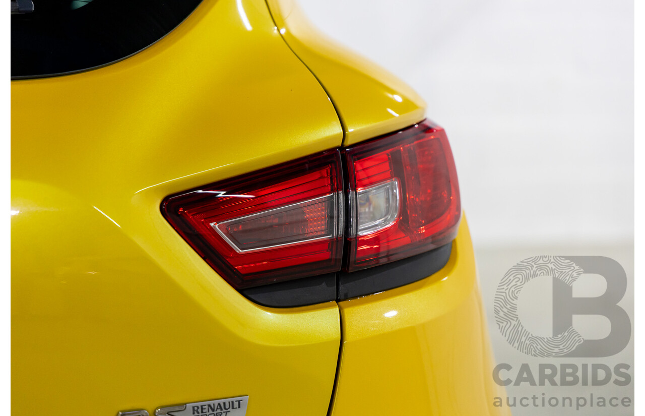 06/2016 Renault Clio R.S. 200 SPORT FWD X98 5D Hatchback Liquid Yellow Metallic Turbo 1.6L