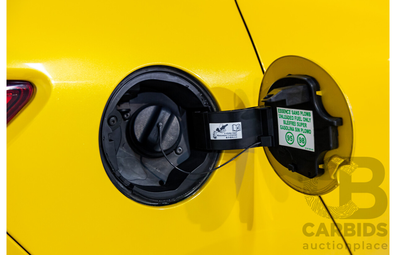 06/2016 Renault Clio R.S. 200 SPORT FWD X98 5D Hatchback Liquid Yellow Metallic Turbo 1.6L