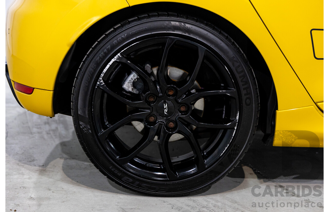 06/2016 Renault Clio R.S. 200 SPORT FWD X98 5D Hatchback Liquid Yellow Metallic Turbo 1.6L