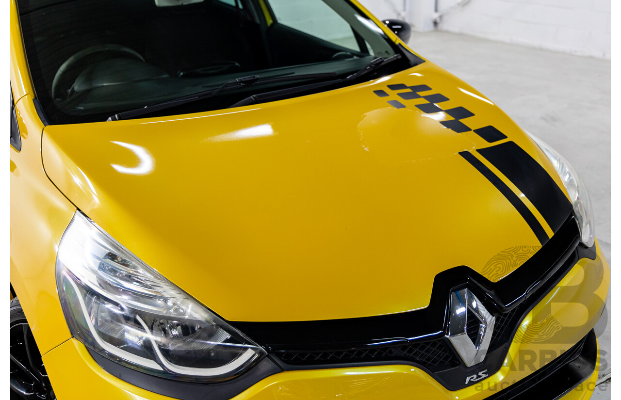 06/2016 Renault Clio R.S. 200 SPORT FWD X98 5D Hatchback Liquid Yellow Metallic Turbo 1.6L