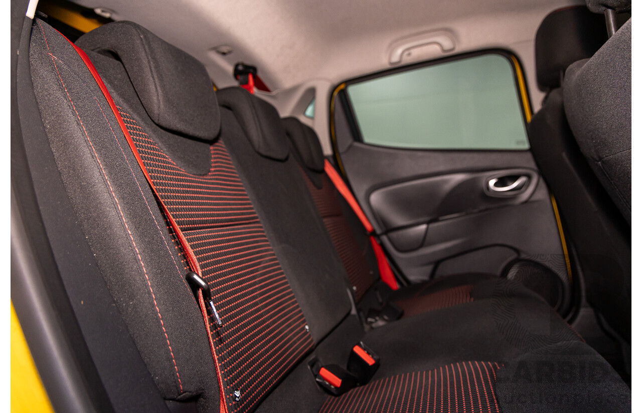 06/2016 Renault Clio R.S. 200 SPORT FWD X98 5D Hatchback Liquid Yellow Metallic Turbo 1.6L