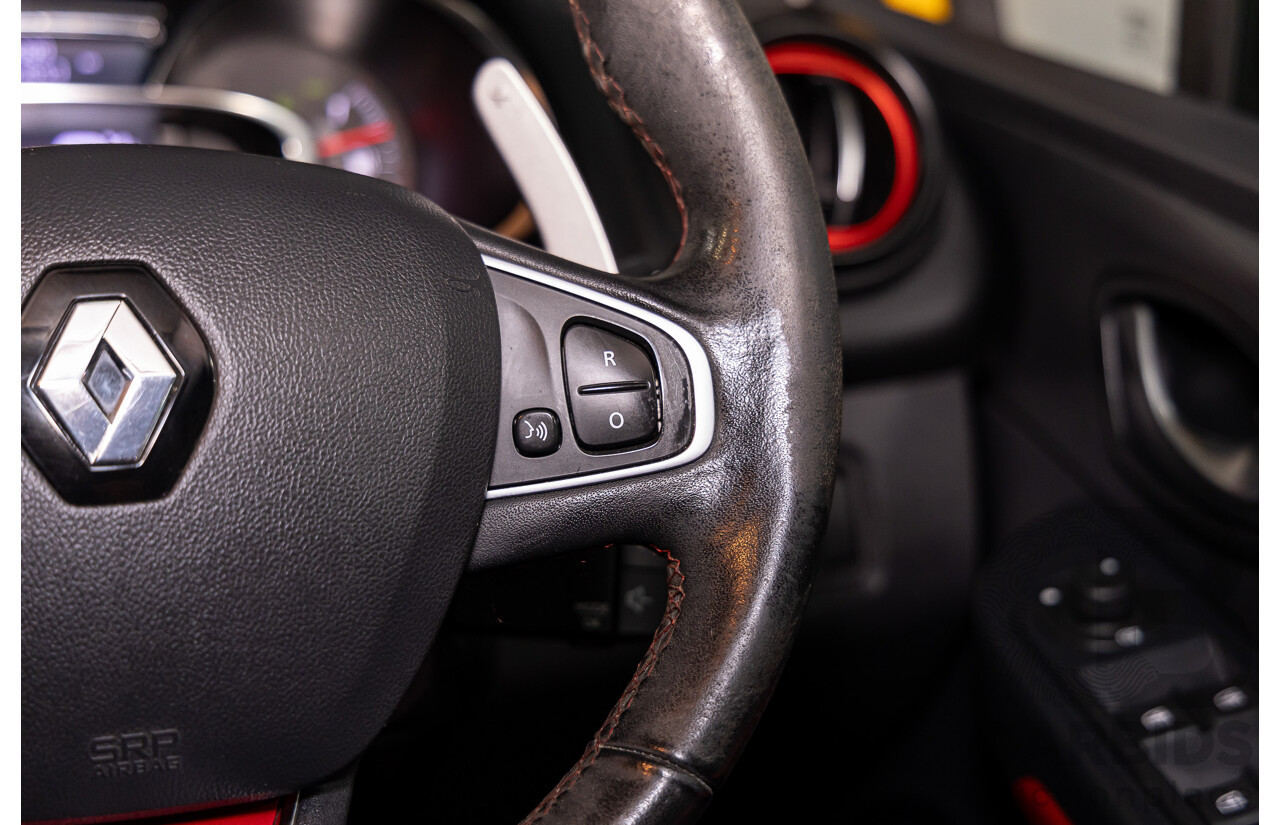 06/2016 Renault Clio R.S. 200 SPORT FWD X98 5D Hatchback Liquid Yellow Metallic Turbo 1.6L