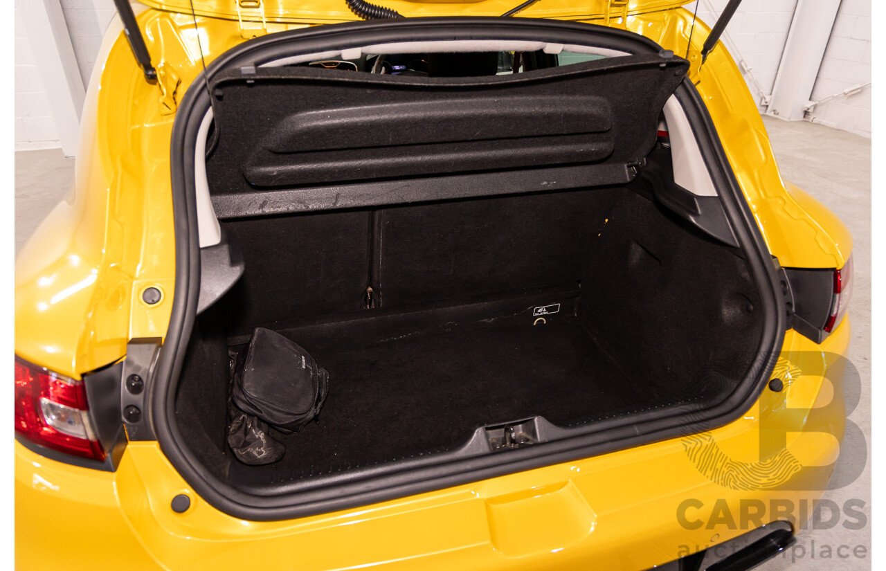 06/2016 Renault Clio R.S. 200 SPORT FWD X98 5D Hatchback Liquid Yellow Metallic Turbo 1.6L