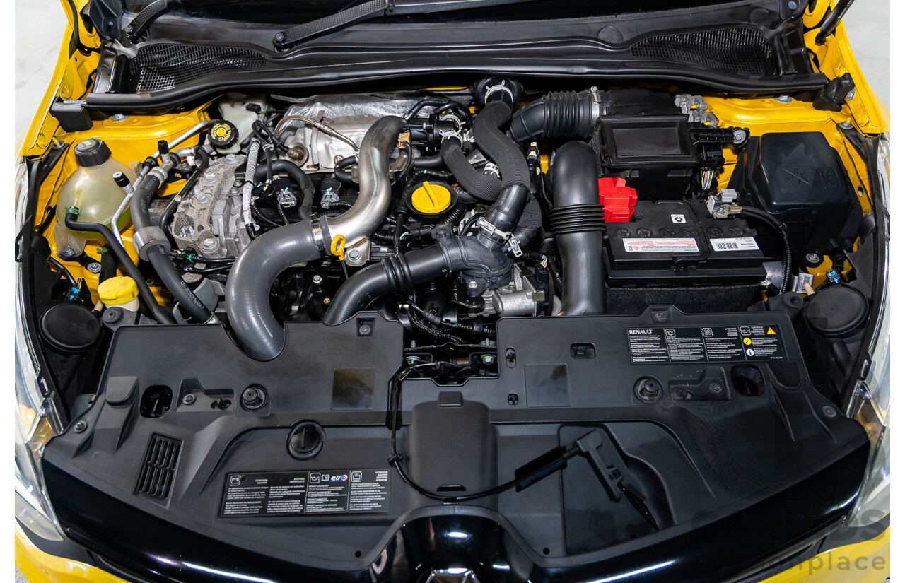 06/2016 Renault Clio R.S. 200 SPORT FWD X98 5D Hatchback Liquid Yellow Metallic Turbo 1.6L