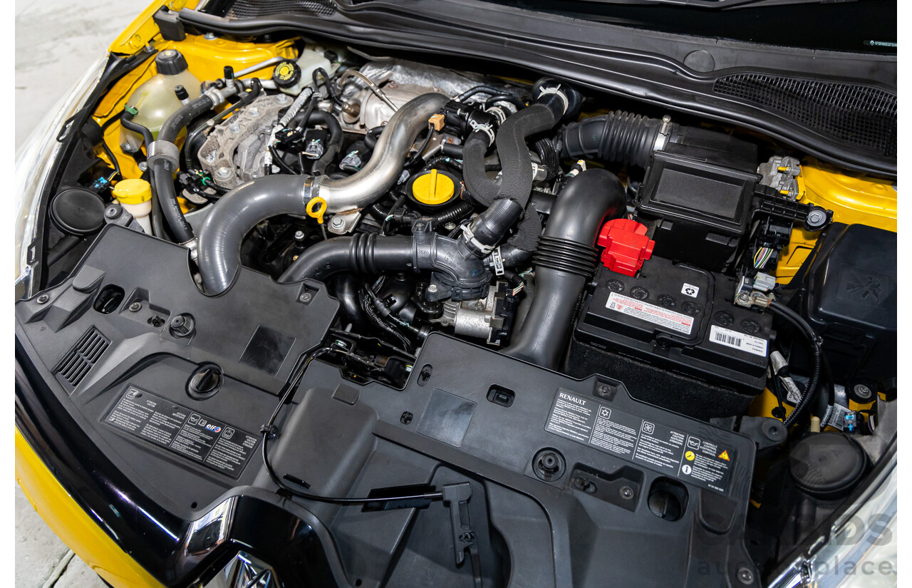 06/2016 Renault Clio R.S. 200 SPORT FWD X98 5D Hatchback Liquid Yellow Metallic Turbo 1.6L
