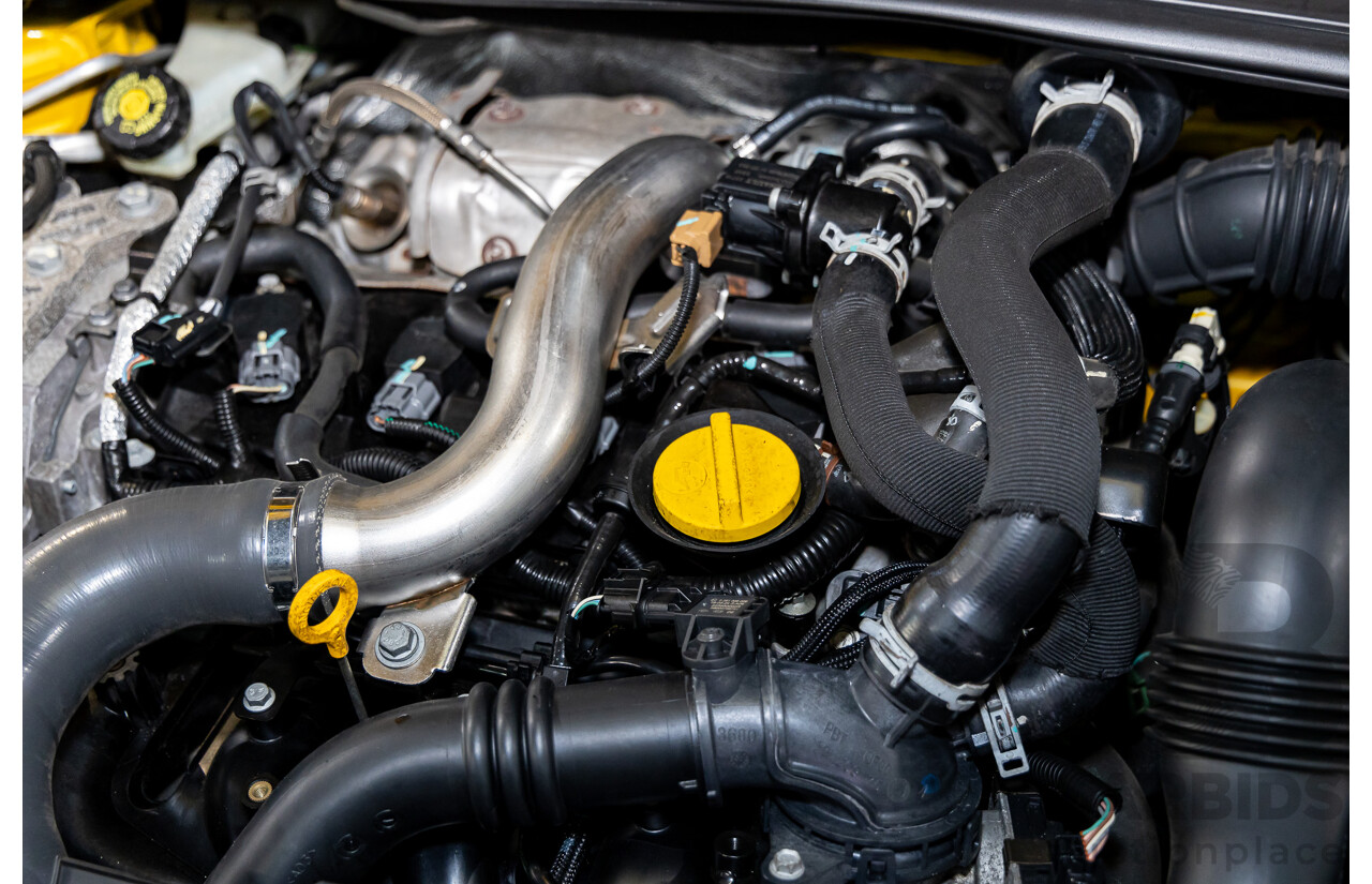 06/2016 Renault Clio R.S. 200 SPORT FWD X98 5D Hatchback Liquid Yellow Metallic Turbo 1.6L