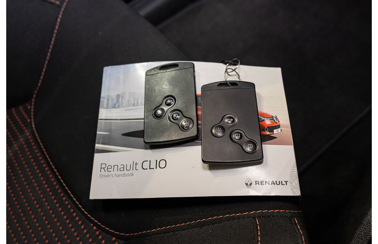 06/2016 Renault Clio R.S. 200 SPORT FWD X98 5D Hatchback Liquid Yellow Metallic Turbo 1.6L