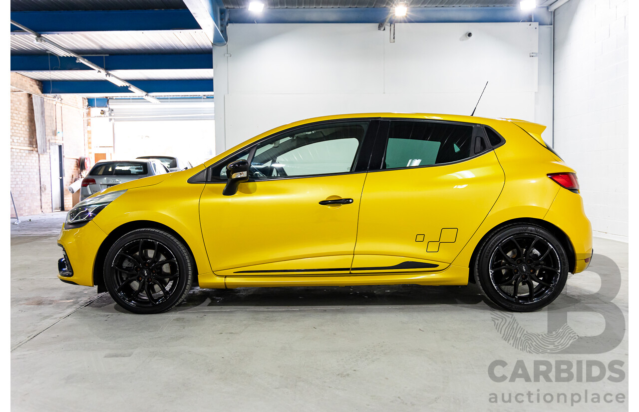 06/2016 Renault Clio R.S. 200 SPORT FWD X98 5D Hatchback Liquid Yellow Metallic Turbo 1.6L