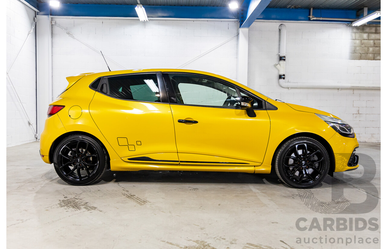 06/2016 Renault Clio R.S. 200 SPORT FWD X98 5D Hatchback Liquid Yellow Metallic Turbo 1.6L