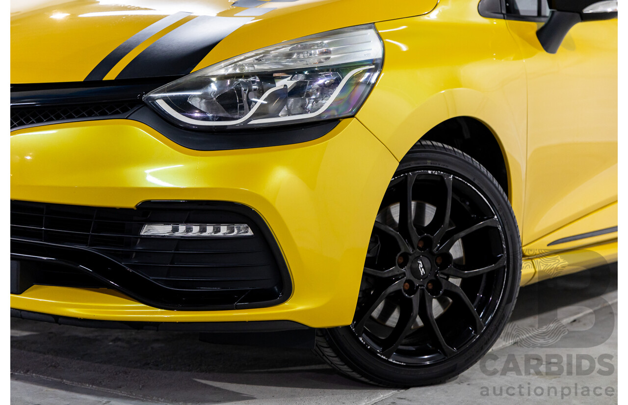 06/2016 Renault Clio R.S. 200 SPORT FWD X98 5D Hatchback Liquid Yellow Metallic Turbo 1.6L