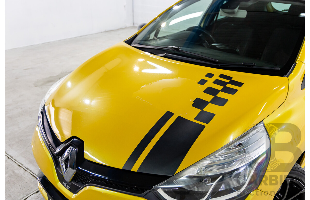 06/2016 Renault Clio R.S. 200 SPORT FWD X98 5D Hatchback Liquid Yellow Metallic Turbo 1.6L