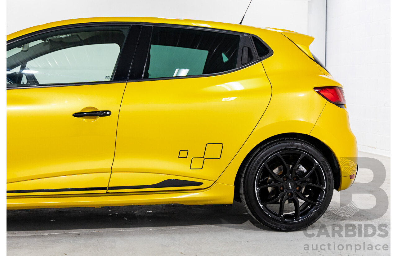 06/2016 Renault Clio R.S. 200 SPORT FWD X98 5D Hatchback Liquid Yellow Metallic Turbo 1.6L