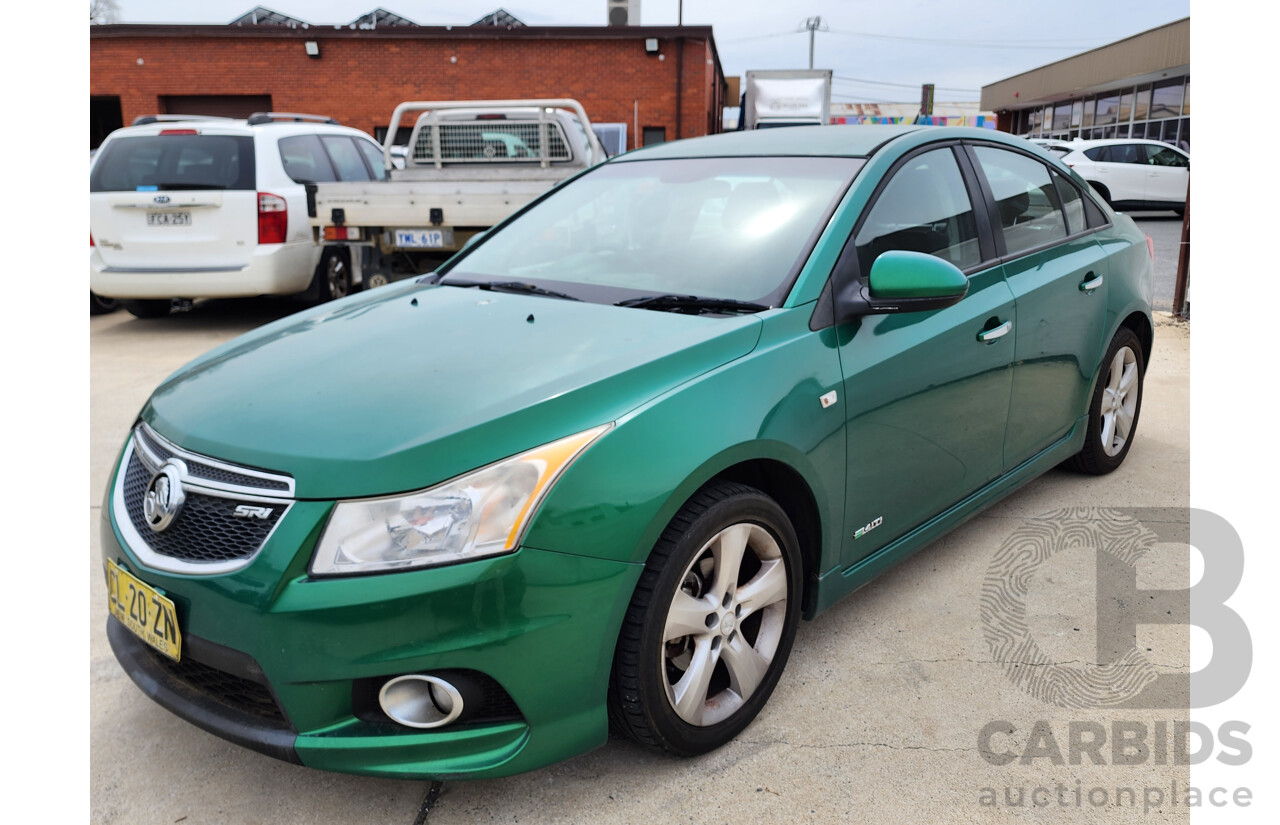 6/2011 Holden Cruze SRi V JH 4d Sedan Green 1.4L