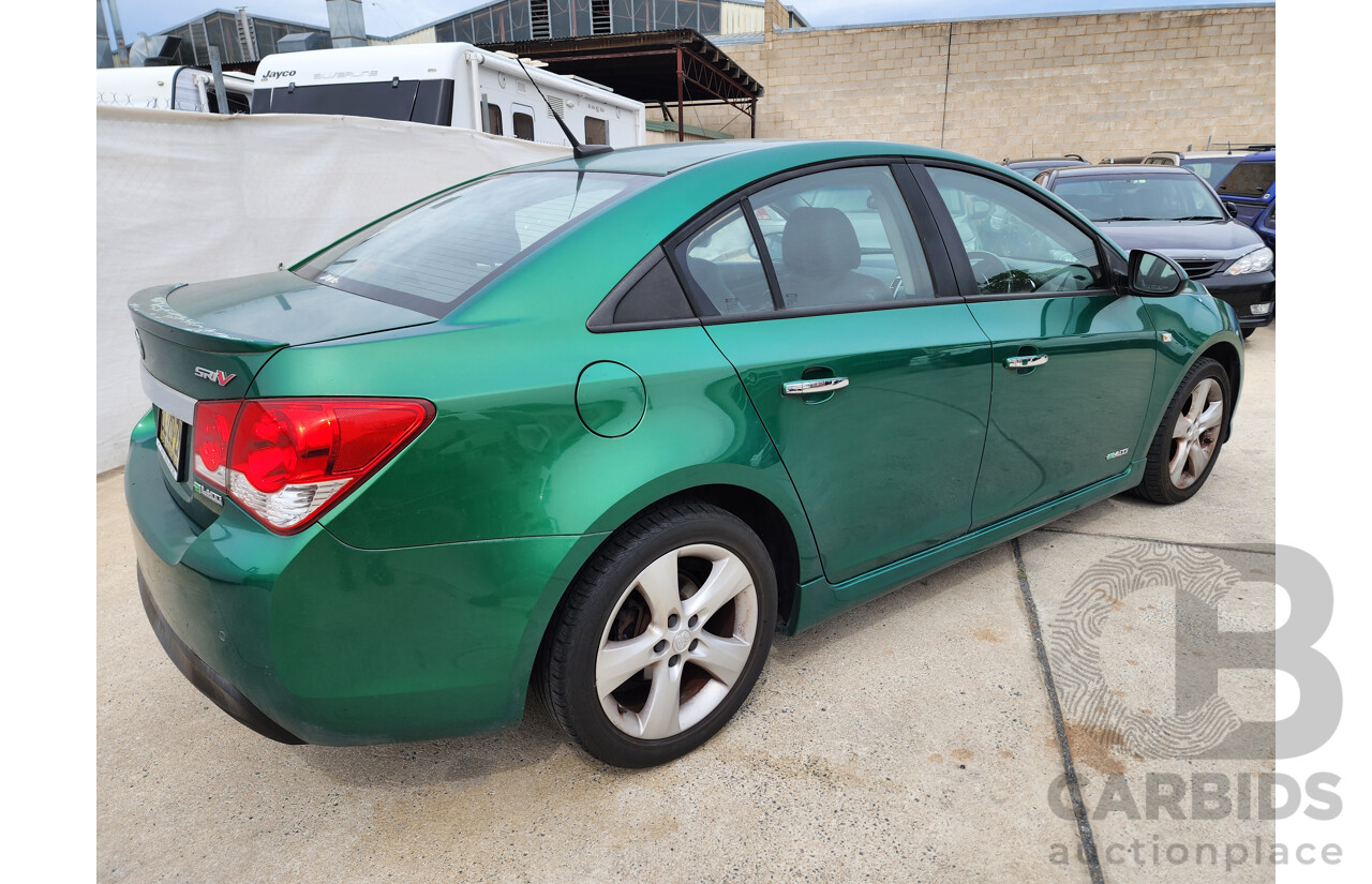 6/2011 Holden Cruze SRi V JH 4d Sedan Green 1.4L