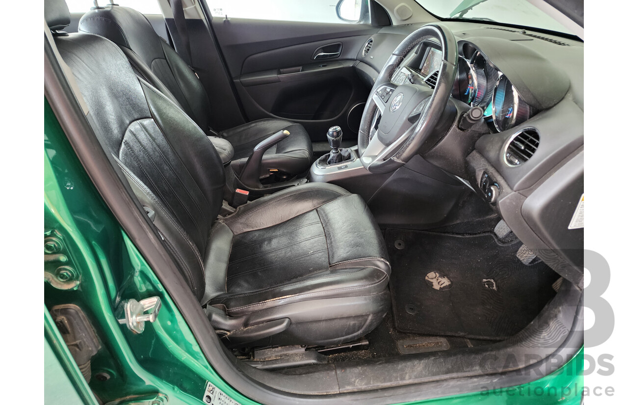 6/2011 Holden Cruze SRi V JH 4d Sedan Green 1.4L
