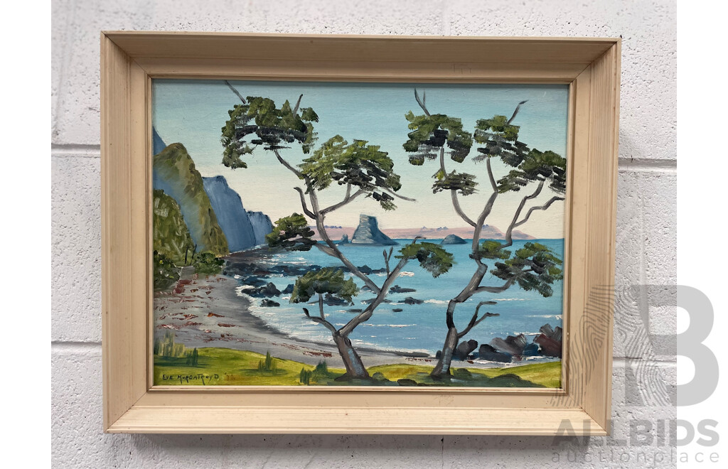 ARTIST UNKNOWN (EVE MURGATROYD) Goose Bay - Oil on Board (36.5 X 46.5cm)