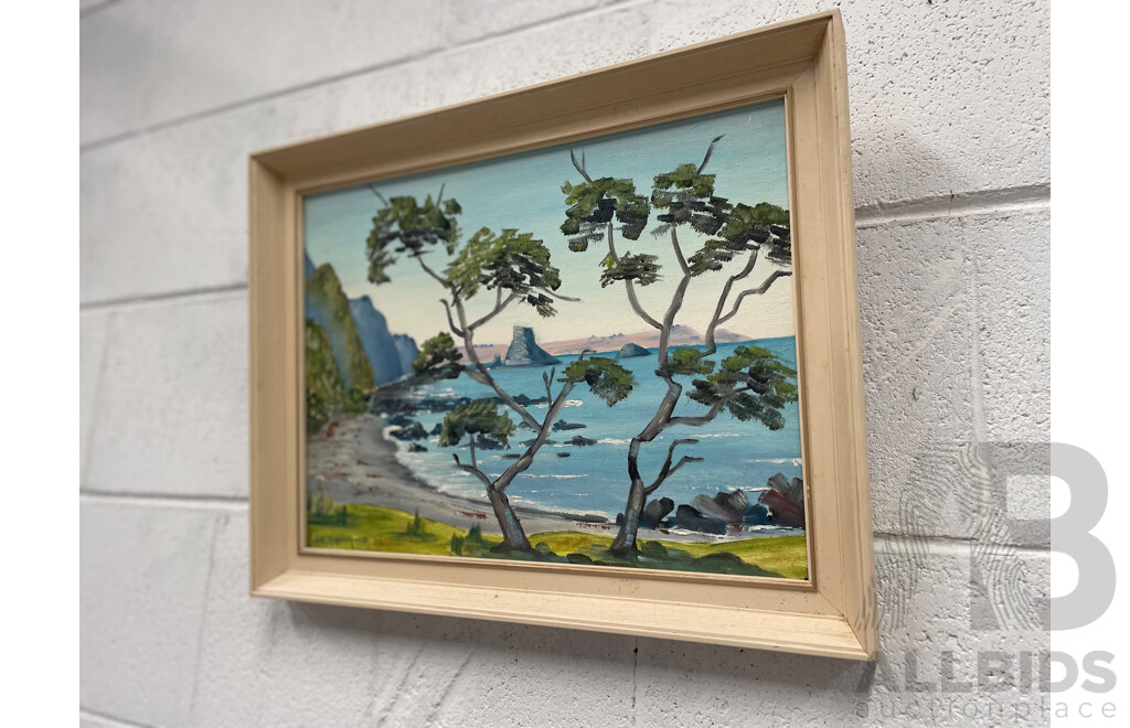 ARTIST UNKNOWN (EVE MURGATROYD) Goose Bay - Oil on Board (36.5 X 46.5cm)