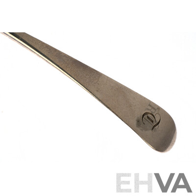 Antique English Sterling Silver George III Sauce Ladle by Hester Bateman, London 1781, Weight 42Gm