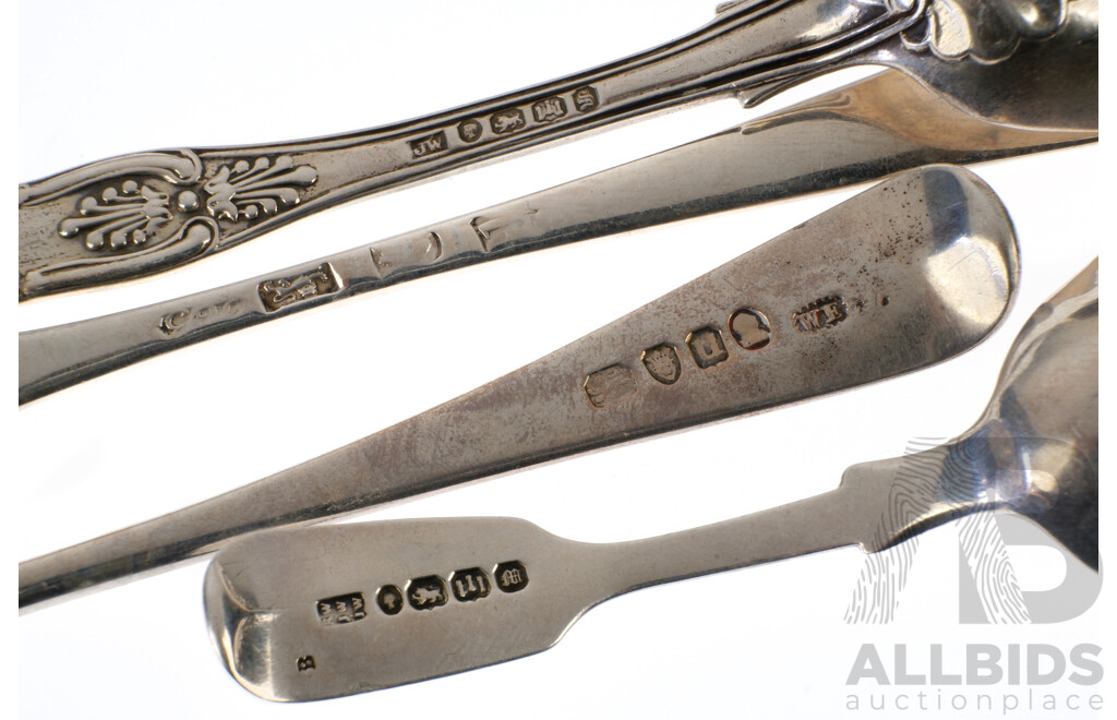 Collection Four Antique Sterling - Lot 1583381 | ALLBIDS