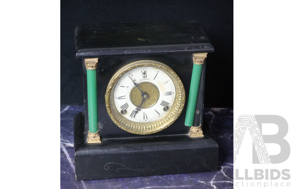 Timber Cased Sessions Mantle Clock
