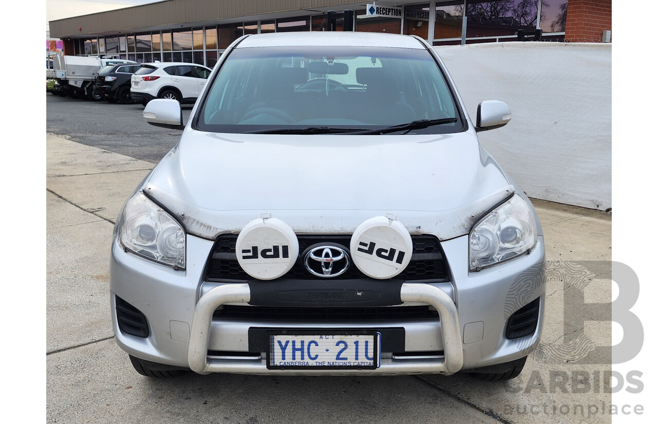 4/2010 Toyota Rav4 CV (4x4) ACA33R 08 UPGRADE 4d Wagon Silver Or Chrome 2.4L
