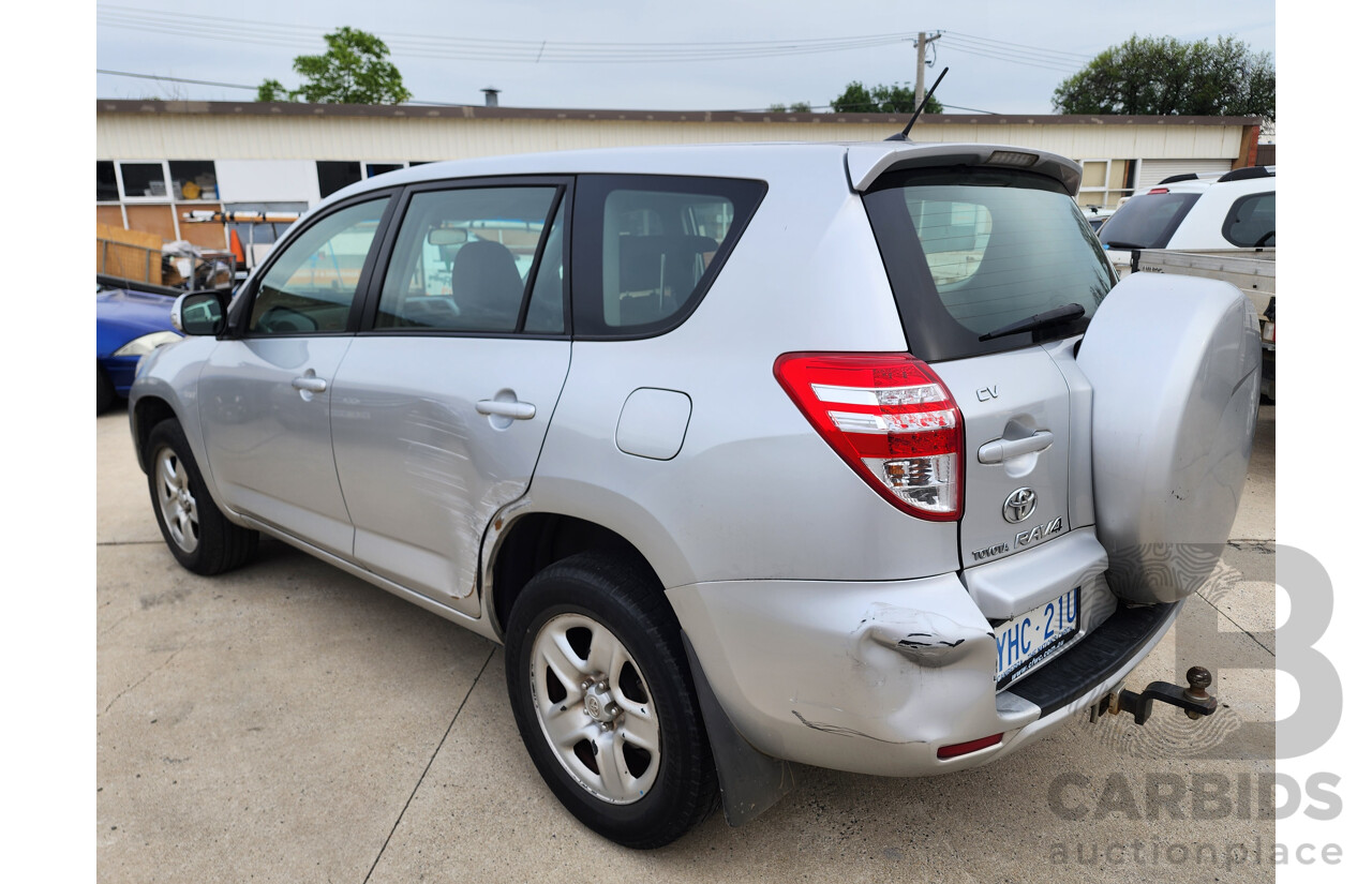 4/2010 Toyota Rav4 CV (4x4) ACA33R 08 UPGRADE 4d Wagon Silver Or Chrome 2.4L