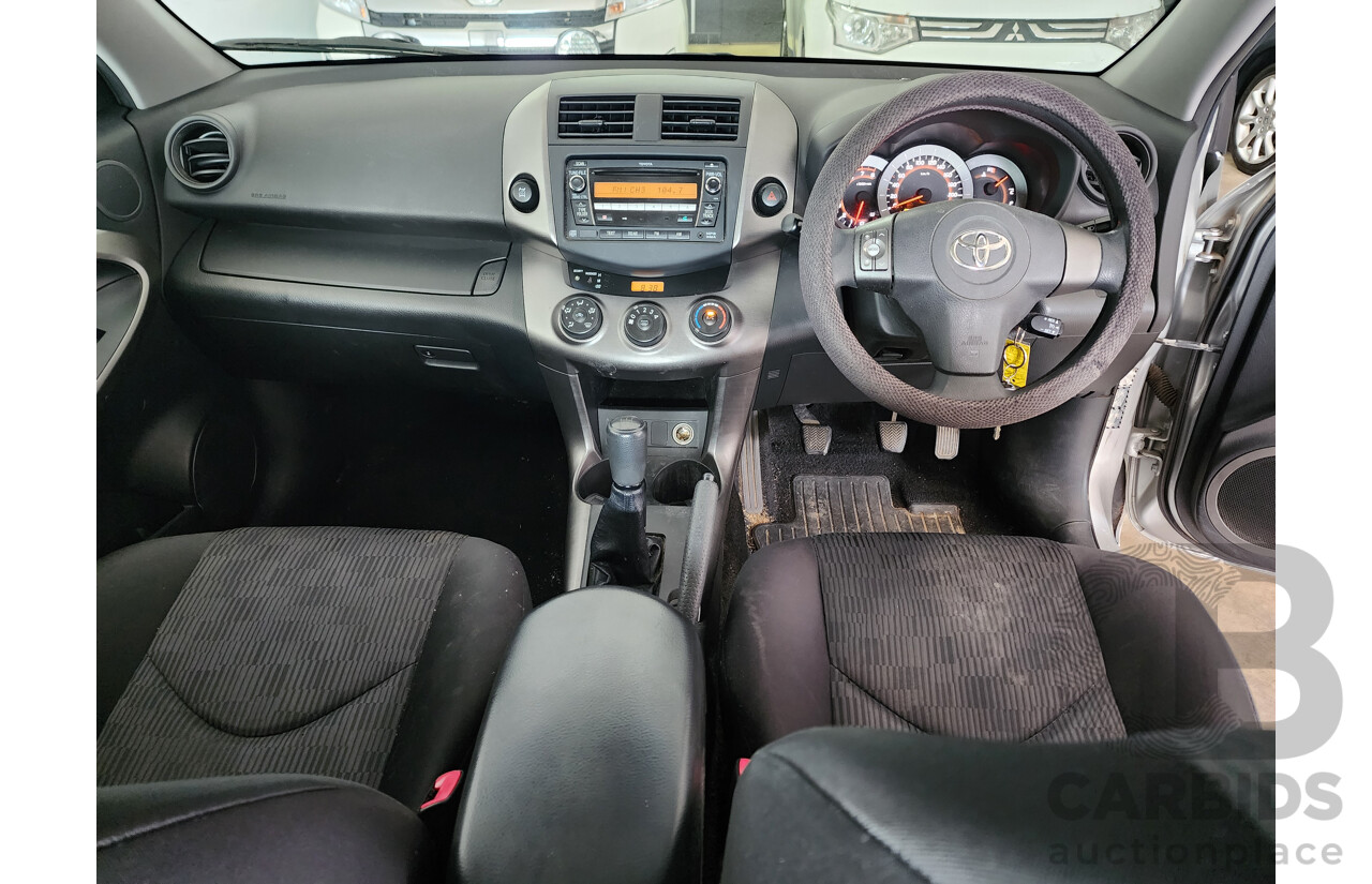 4/2010 Toyota Rav4 CV (4x4) ACA33R 08 UPGRADE 4d Wagon Silver Or Chrome 2.4L