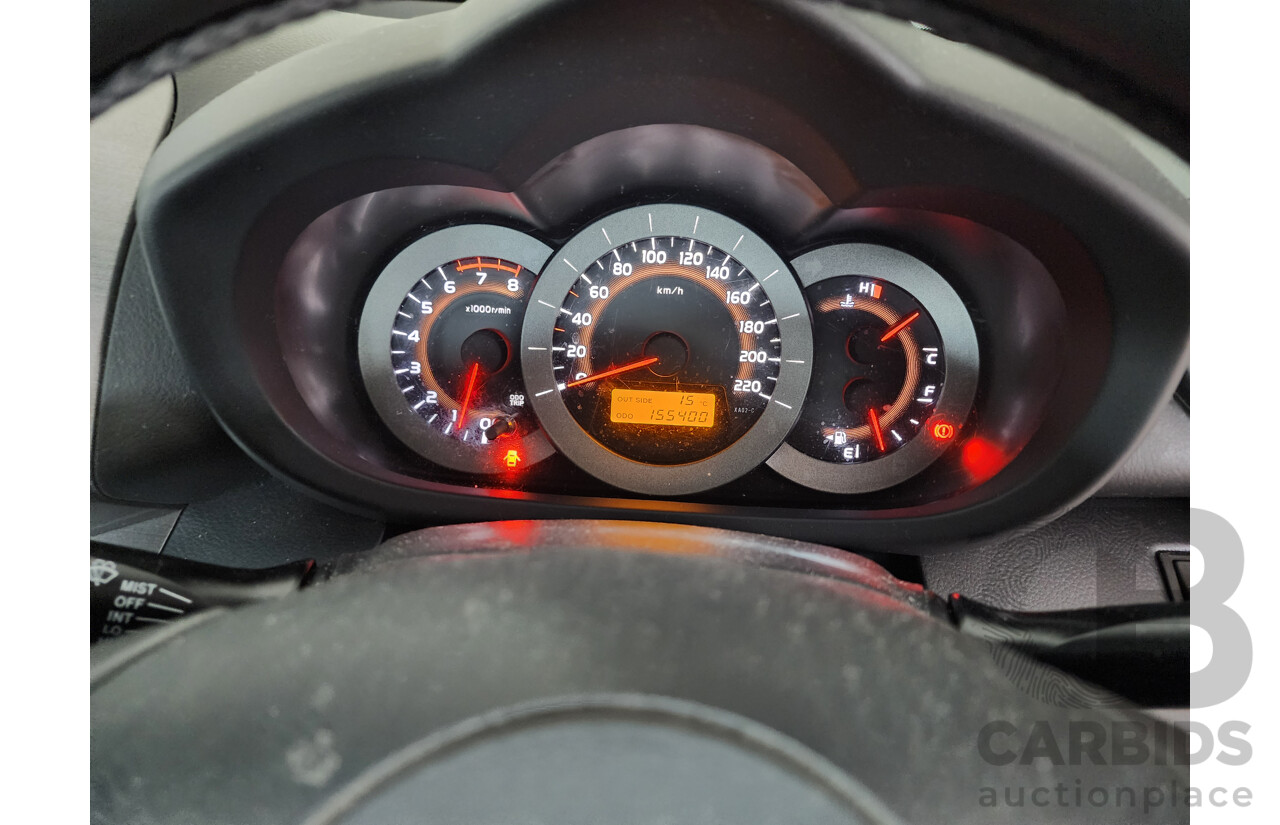 4/2010 Toyota Rav4 CV (4x4) ACA33R 08 UPGRADE 4d Wagon Silver Or Chrome 2.4L