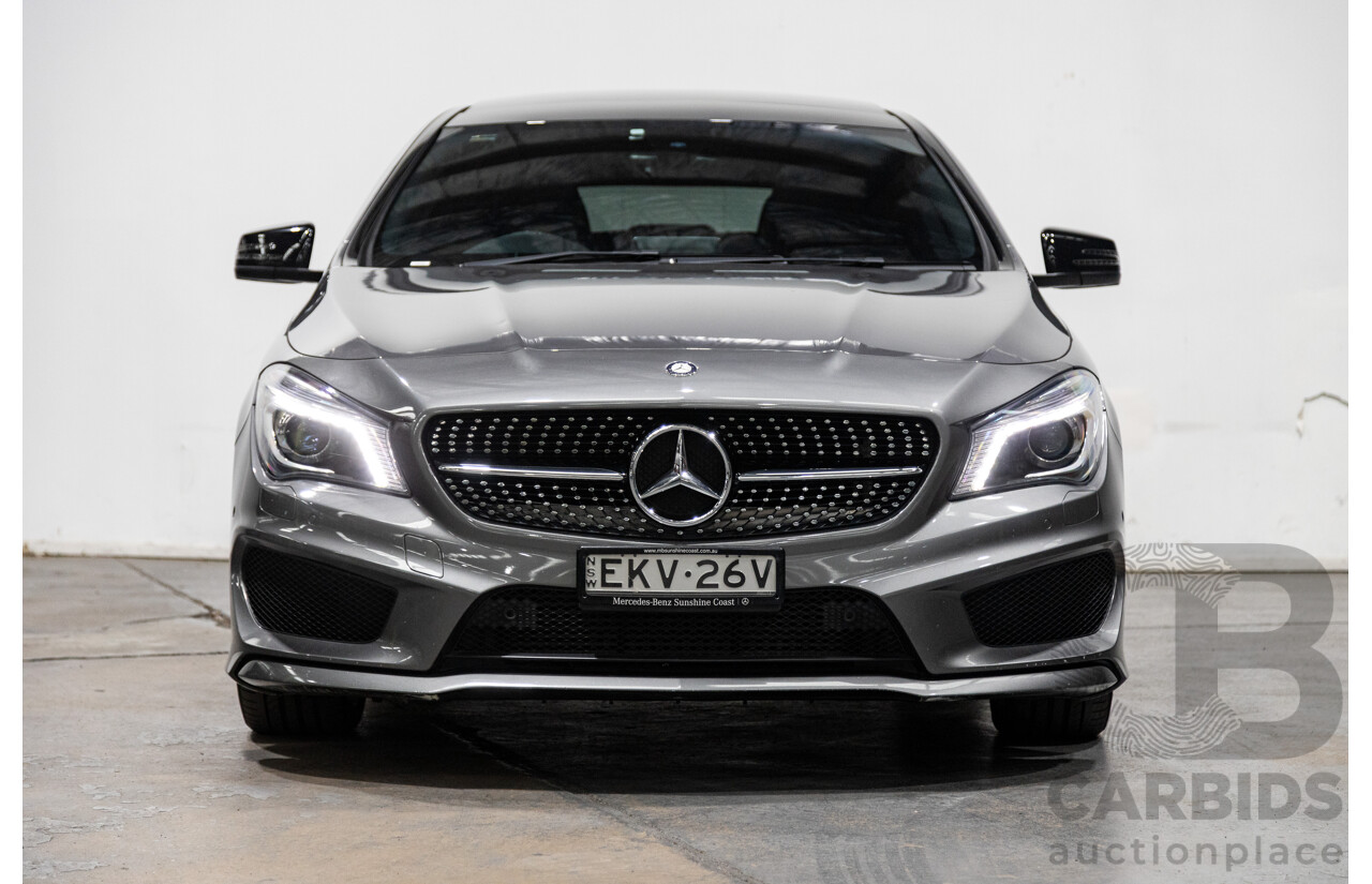 2/2016 Mercedes Benz CLA200 Shooting Brake AMG Pack 117 4d Wagon Mountain Grey Metallic Turbo 1.6L