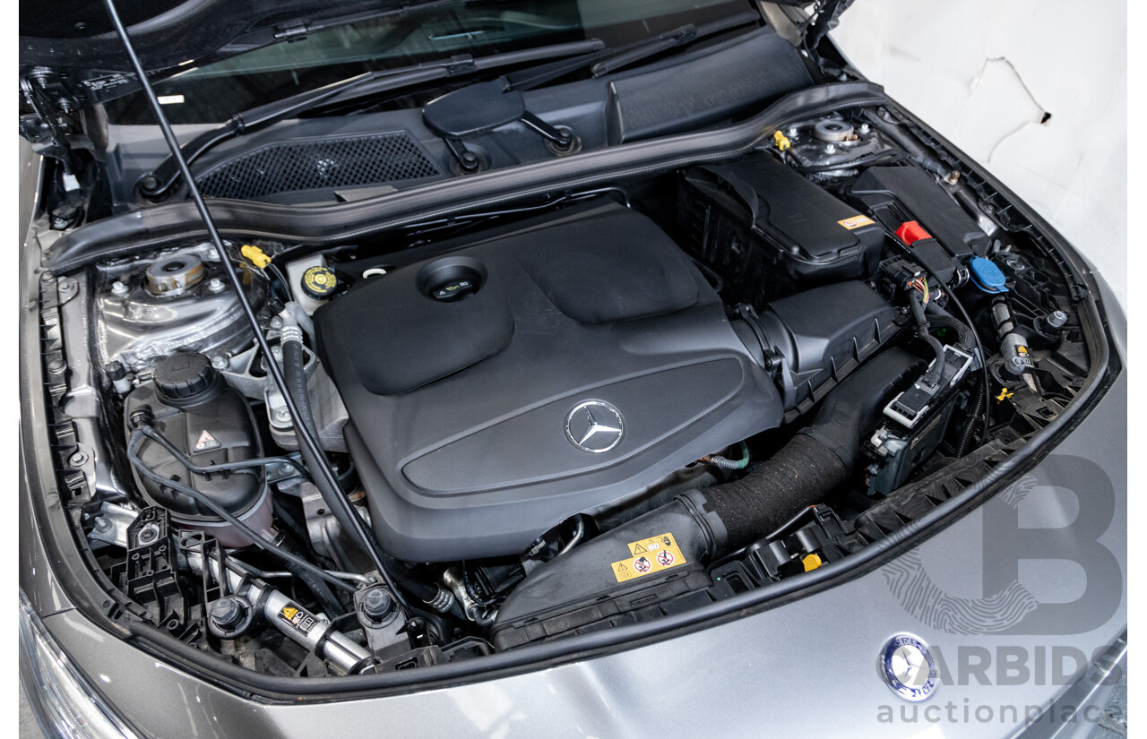 2/2016 Mercedes Benz CLA200 Shooting Brake AMG Pack 117 4d Wagon Mountain Grey Metallic Turbo 1.6L