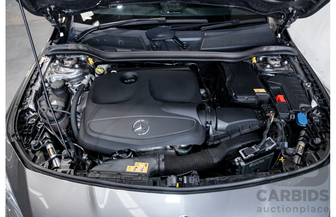 2/2016 Mercedes Benz CLA200 Shooting Brake AMG Pack 117 4d Wagon Mountain Grey Metallic Turbo 1.6L