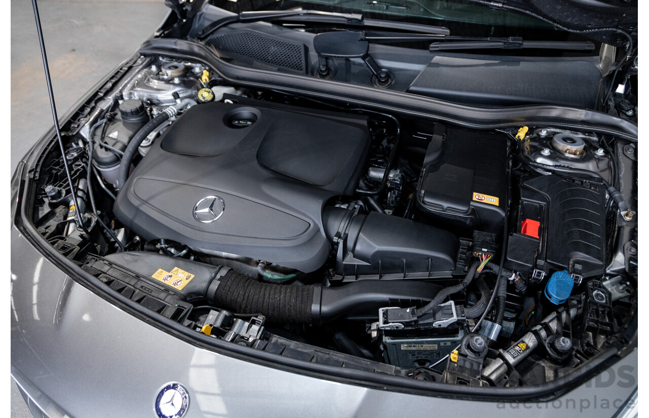 2/2016 Mercedes Benz CLA200 Shooting Brake AMG Pack 117 4d Wagon Mountain Grey Metallic Turbo 1.6L