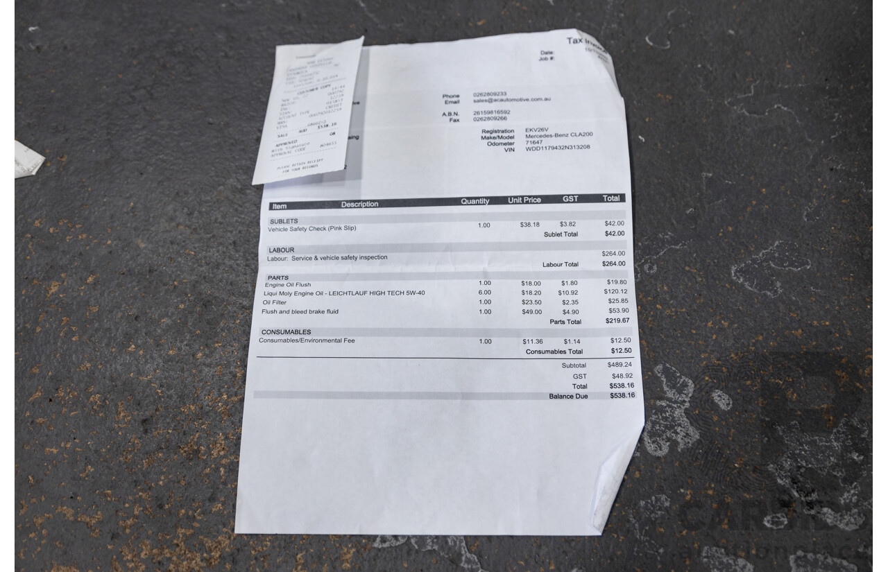 2/2016 Mercedes Benz CLA200 Shooting Brake AMG Pack 117 4d Wagon Mountain Grey Metallic Turbo 1.6L