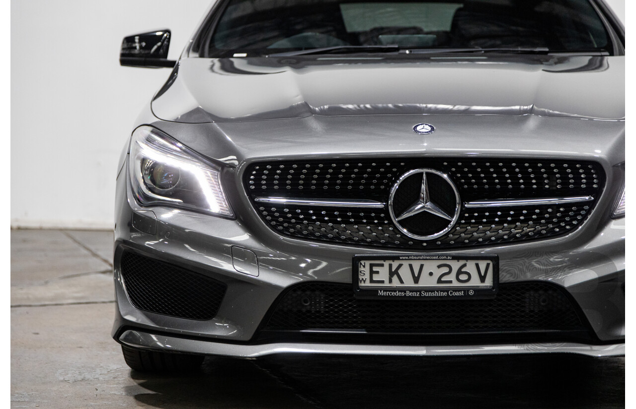 2/2016 Mercedes Benz CLA200 Shooting Brake AMG Pack 117 4d Wagon Mountain Grey Metallic Turbo 1.6L