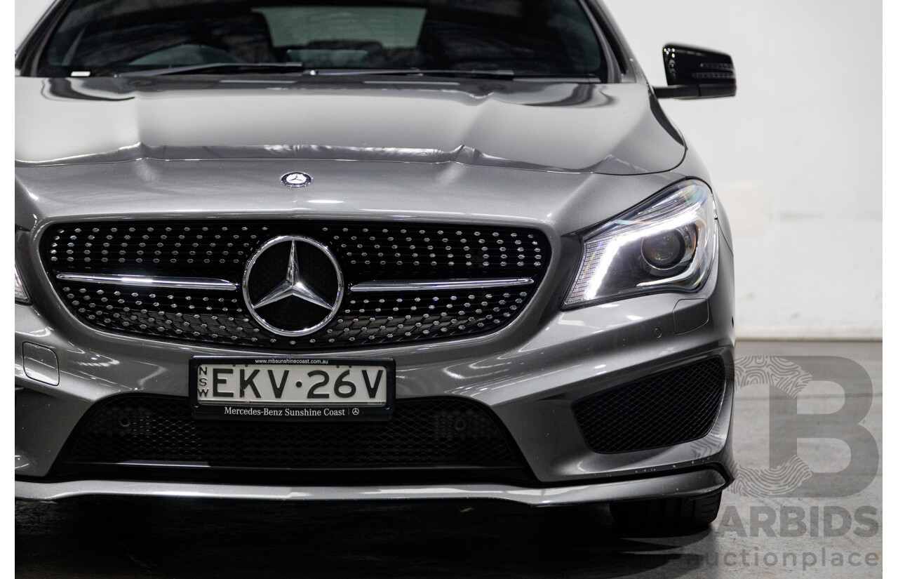 2/2016 Mercedes Benz CLA200 Shooting Brake AMG Pack 117 4d Wagon Mountain Grey Metallic Turbo 1.6L