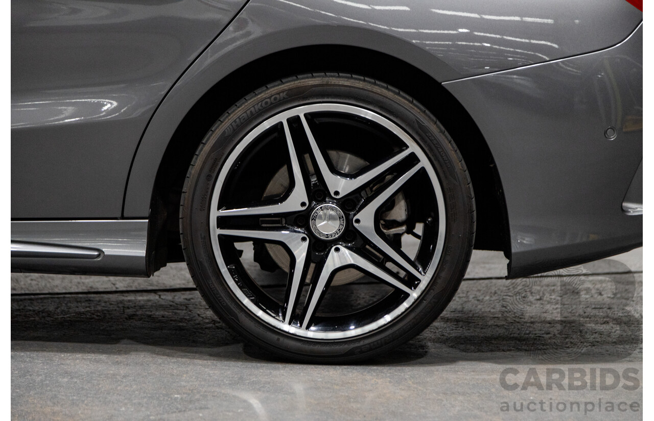 2/2016 Mercedes Benz CLA200 Shooting Brake AMG Pack 117 4d Wagon Mountain Grey Metallic Turbo 1.6L