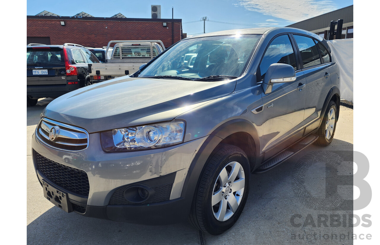 7/2013 Holden Captiva 7 SX (fwd) CG MY12 4d Wagon Grey 2.4L