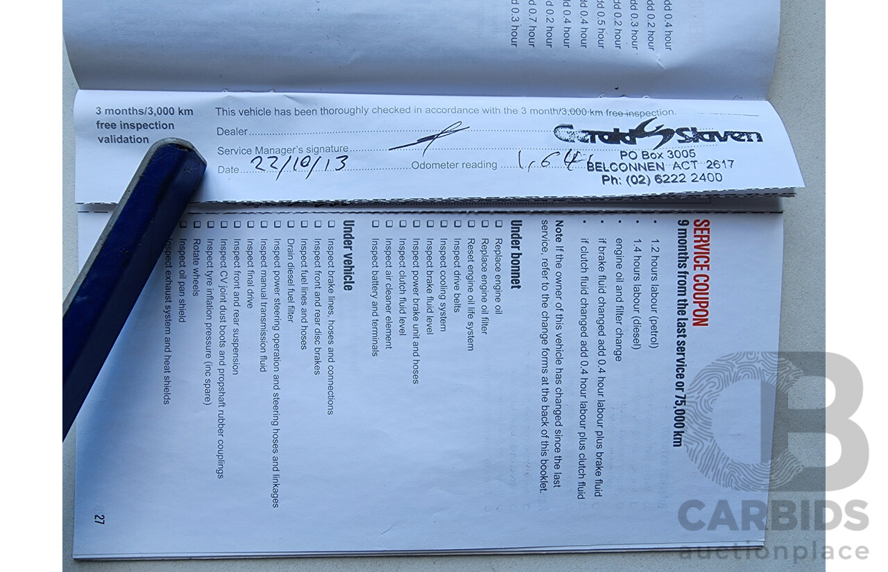 7/2013 Holden Captiva 7 SX (fwd) CG MY12 4d Wagon Grey 2.4L