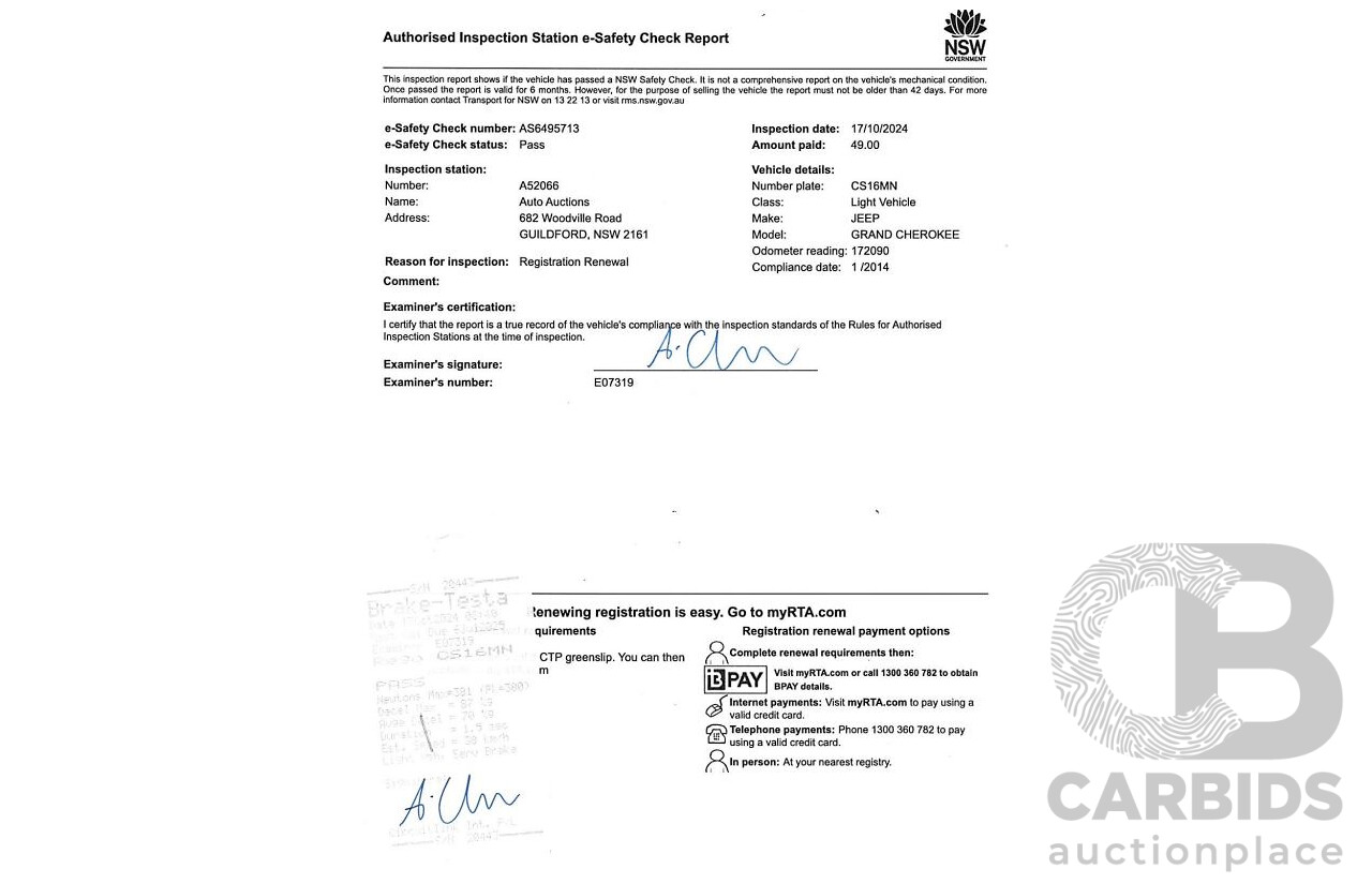 1/2014 Jeep Grand Cherokee Laredo (4x4) WK MY14 4d Wagon Brilliant Black Pearl Turbo Diesel 3.0L