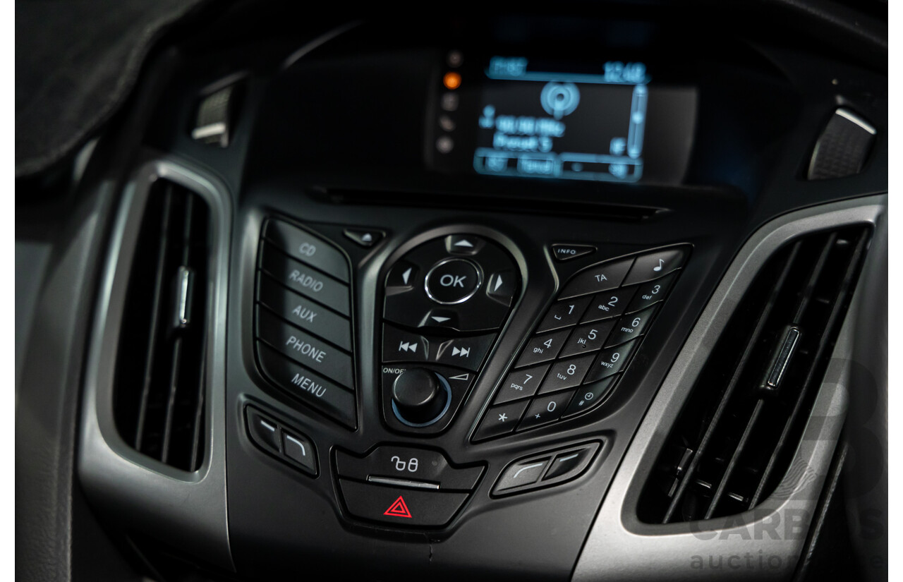 8/2014 Ford Focus Trend LW MK2 Upgrade 5d Hatchback Frozen White 2.0L