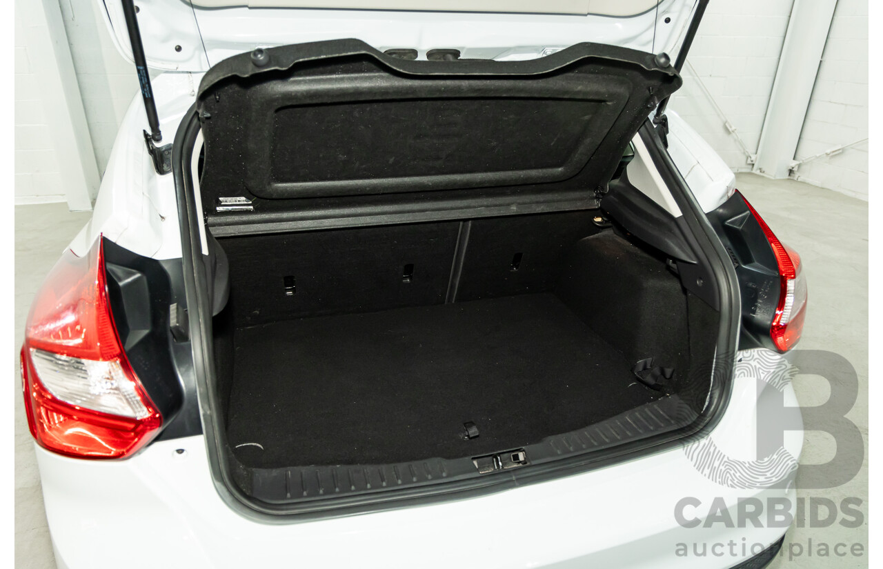 8/2014 Ford Focus Trend LW MK2 Upgrade 5d Hatchback Frozen White 2.0L